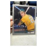 Vintage Joe Rudi Oakland A's Baseball Signed 8x10