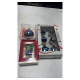 Seattle Seahawks Christmas Ornaments NIB