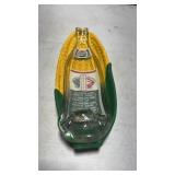 Vintage Nebraska Football Bottle Corn Cob molded