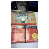 Vintage Erector & Wood Burning Set for Parts