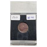 1910 United States, Lincoln, wheat penny
