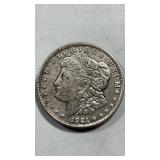 1921  D Morgan, silver dollar