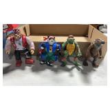 4 miscellaneous ninja turtle figures