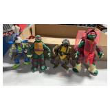 4 miscellaneous ninja turtle figures