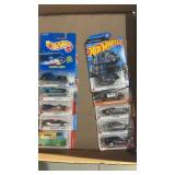 10 miscellaneous New on card Hotwheels