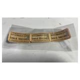 3 Turn of Century Base Ball Ticket stubs , 2