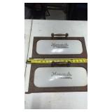 2 Vintage Monarch Porcelain Oven Doors