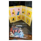 1957 Natalie Wood, paper doll set missing one