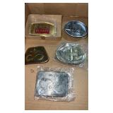 (5) miscellaneous advertising belt buckles