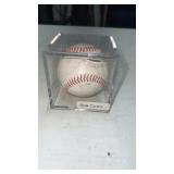 Vintage Bob Cerv Signed Baseball Yankees Nebraska