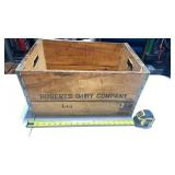 Vintage Robert's Dairy Wood Shipping Crate Omaha