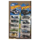 10 miscellaneous New on card Hotwheels