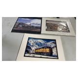 3 Vintage Railroad Prints Union Pacific, Southern