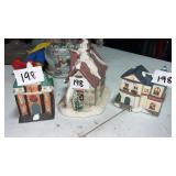 Miscellaneous  ceramic Christmas houses