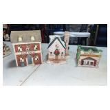 Miscellaneous  ceramic Christmas houses