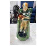 Vintage 1970 Green Bay Packers Football Decanter