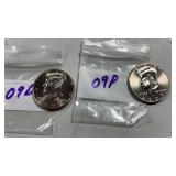 2009 Kennedy half dollars