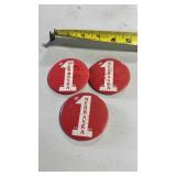3 Vintage 1983 Nebraska Football Pinbacks #1 Pins