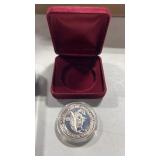 1990 silver eagle size coin, Cargill, and the