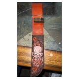 Leather knife sheath