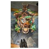 German Black Forest hunting style cuckoo, clock,