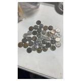 38.      1943. Steel wheat Pennie's  no mint