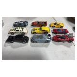 (9) miscellaneous loose diecast cars