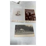 2 Vintage Crete Nebraska Cabinet Cards & 1900s
