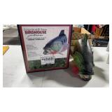 NOS Largemouth bass birdhouse   In original box
