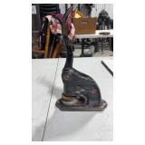 Antique Shooting Star Cast Iron Notary Hand Press