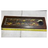 Vintage Harley Davidson Motorcycle  Stained G