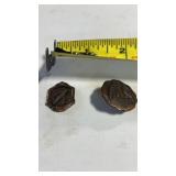 2- 1920s Track & Field & Baseball Medals Vintage