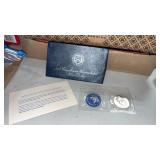 1974 Eisenhower uncirculated silver dollar