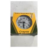 Vintage 1984 Crayola Armitron  Quartz Alarm Clock,