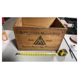 Vintage Wood Benjamin Moore Shipping Crate