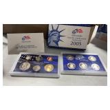 2005 United States mint proof set with COA