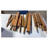 15 Vintage Wood Organ Pipes