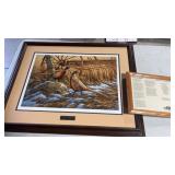 Heartland Pheasants Wildlife Print by Rosemary