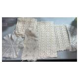 Cream/off white doilies and more