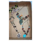 Costume jewelry necklaces and watch bands