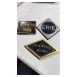 Railroad plaques