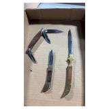 (3) pocket knifes