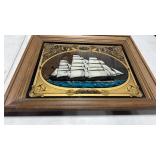 Vintage Cutty Sark Liquor Whisky Framed Mirror
