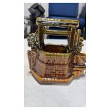 Vintage McCoy Pottery Ceramic Wishing Well, 7'