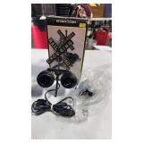 Vintage Railroad Crossing Studio light, NIB
