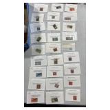 25 unused collector stamps