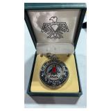 Thunderbird pocket watch with chain native