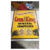 Vintage Framed Corn King Seed Feed Compound Store