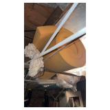 Miscellaneous items in basement rafter