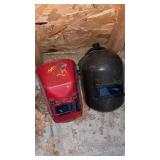 2 welding helmets